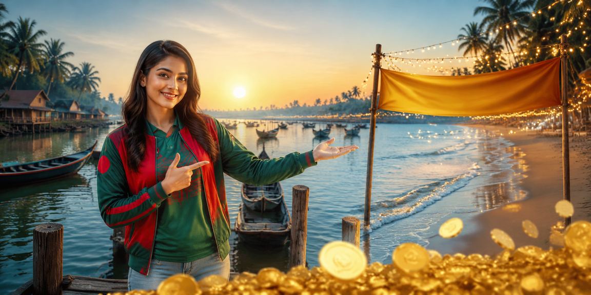 কক্সবাজারের সমুদ্র সৈকতে ক্রিকেট বাজির দৃশ্য